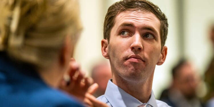 Tyler Robinson, accused of fatally shooting Charlie Kirk, appears during a hearing in Fourth District Court on December 11, 2025 in Provo, Utah. Prosecutors have charged Tyler Robinson with aggravated murder and plan to seek the death penalty.
