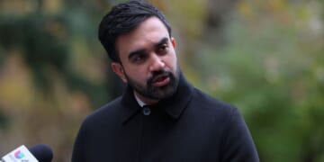 New York City Mayor-elect Zohran Mamdani speaks at a news conference in New York City on Nov. 20, 2025.