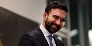 New York City Mayor-elect Zohran Mamdani smiles at a news conference in New York City on Dec. 17, 2025.