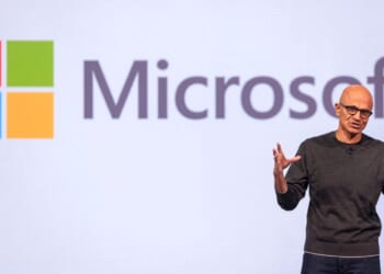 Microsoft Chairman and CEO Satya Nadella speaks at the Microsoft Build 2025 conference May 19 in Seattle, Washington.