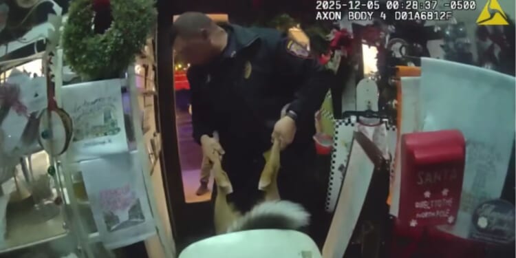 The unusual deer break-in happened at Gabriel’s Christmas, a year-round holiday business in the city of Jonesborough, Tennessee, police said on Dec. 5, 2025.