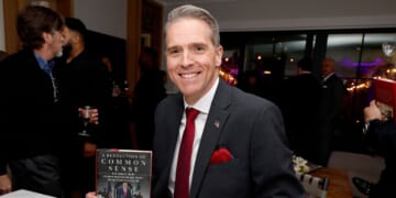 Scott Jennings attends the "A Revolution of Common Sense" book launch at the Rainey Center on Dec. 2, 2025, in Washington, D.C.
