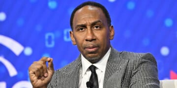 Stephen A. Smith speaks onstage at the 2025 HOPE Global Forum at Signia by Hilton Atlanta on Dec. 2, 2025, in Atlanta, Georgia.