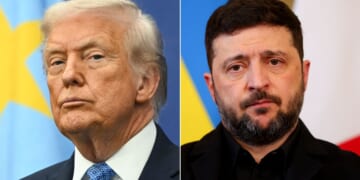 President Donald Trump told Politico that Ukrainian President Volodymyr Zelenskyy is "gonna have to get on the ball and start ... accepting thing" because "he's losing."