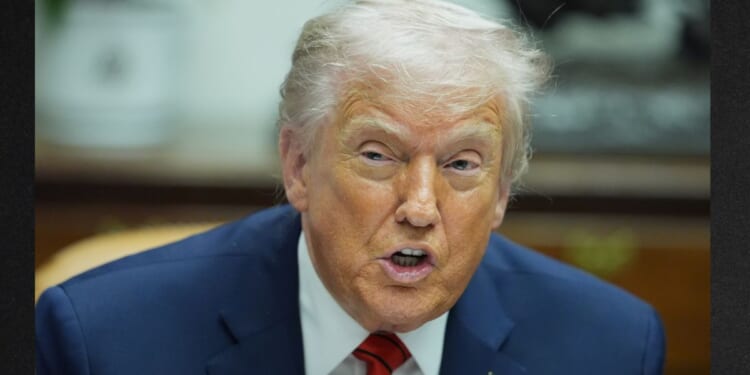 President Donald Trump denied reports that he is unhappy with some of his cabinet members.