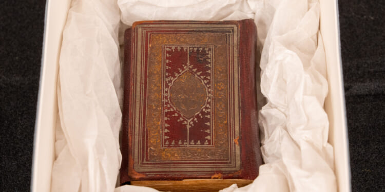 This photo provided by The New York Public Library shows the Schomburg Quran, one of three Qurans New York City Mayor-elect Zohran Mamdani intends to use during his swearing-in ceremonies.