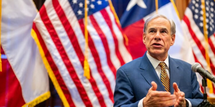 Texas Gov. Greg Abbott speaks during a news conference in the State Capitol on Aug. 15, 2025, in Austin, Texas.