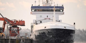 Finnish police arrest 2 members of cargo ship's crew in connection with damage to undersea cable