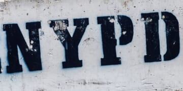 The New York Police Department logo is seen in a stock photo. A box of NYPD uniforms turned up on a Brooklyn sidewalk shortly before Zohran Mamdani was sworn in as mayor.