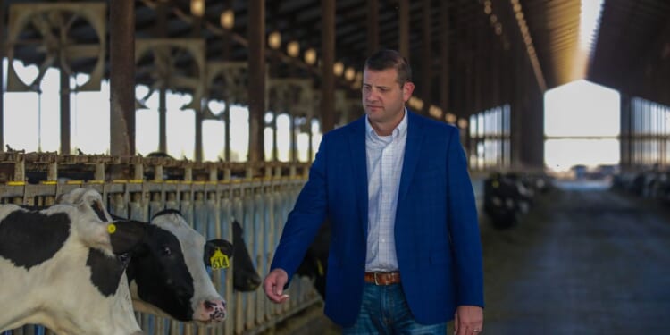 Rep. David Valadao, photographed on Oct. 21, 2022, in Hansford, California, is campaigning to keep his seat in Congress.