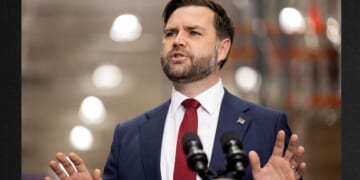 Vice President J.D. Vance, seen in a Dec. 16 photo, asked the news media to stop showing images of the damage to his home.