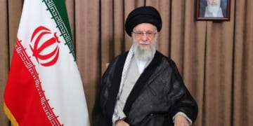 Iranian Supreme Leader Ali Khamenei addresses Iran via a state television broadcast on June 18, 2025 in Tehran, Iran.