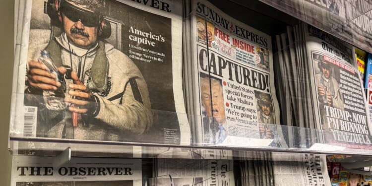 UK newspapers cover how Nicolas Maduro was captured from Venezuela by US forces.