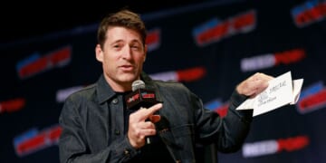 Tony Dokoupil speaks onstage during the GHOSTS panel at New York Comic Con 2024 at the Jacob K. Javits Convention Center on Oct. 19, 2024, in New York City.