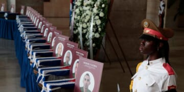 Havana protesters denounce U.S. raid that killed dozens of Cuban security officers