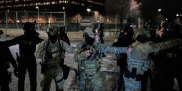 Democrats' support for law and order collides with the party's opposition to assisting ICE