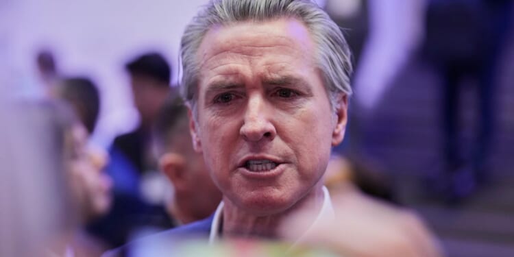 California governor Gavin Newsom says the United States is in 'code red'