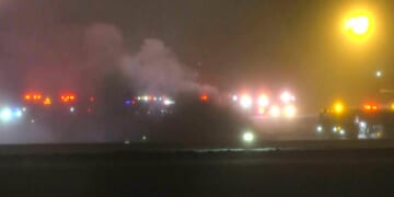 Private aircraft with 8 aboard crashes on takeoff in Maine, FAA says