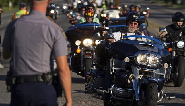 Anti-ICE Crazies Show Up at Biker Bars, Reportedly Get the Worst of It – PJ Media