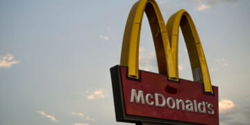 Signage on a McDonald's restaurant states "Lake Street Strong" on June 21, 2020, in Minneapolis, Minnesota.