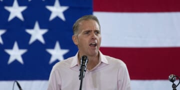 Conservative commentator Scott Jennings speaks at the Ashley's BBQ Bash fundraiser hosted by Rep. Ashley Hinson on Aug. 23, 2025, in Cedar Rapids, Iowa.