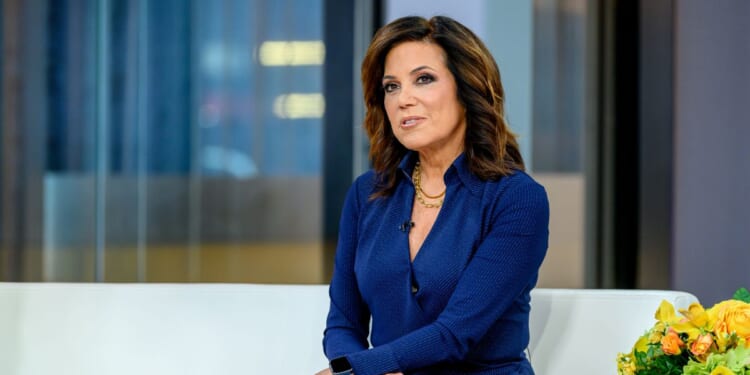 Michele Tafoya sits at Fox News Channel Studios in New York City on April 18, 2024.