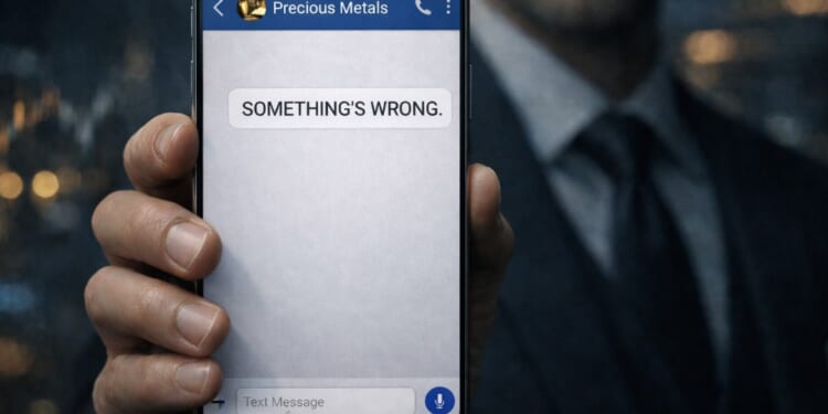 Gold and Silver: "Something's Wrong"