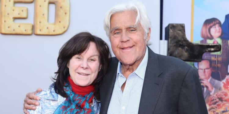 Mavis Leno and Jay Leno attend the Los Angeles premiere of Netflix's "UNFROSTED" at the Egyptian Theatre Hollywood on April 30, 2024, in Los Angeles, California.