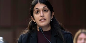 Dr. Nisha Verma is pictured in a 2023 file photo testifying before the Senate Judiciary Committee.
