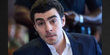 Luigi Mangione appears in Manhattan Criminal Court in a file photo taken Dec. 18 during an evidence hearing.