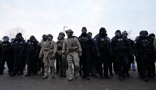 Lefty Protestor Bites Off Federal Officer’s Finger – PJ Media