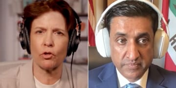 Liberal podcaster Kara Swisher, left, made the comments while interviewing California Democratic Rep. Ro Khanna, right.