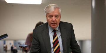 Sen. Lindsey Graham, a Republican from South Carolina, walks in the halls of the U.S. Capitol in Washington, D.C., on Jan. 30, 2026.