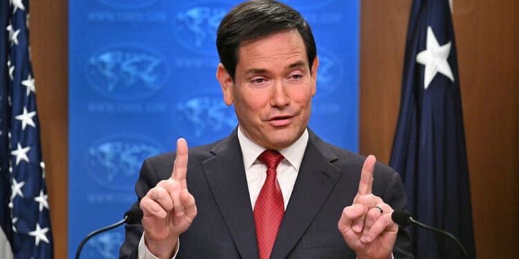 Secretary of State Marco Rubio, seen speaking at a Dec. 19 news conference, outlined the Trump administration's plan in a closed-door meeting this week.