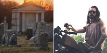 Jonathan Gerlach, 34, of Ephrata, Pennsylvania, faces hundreds of charges in the robbing of human remains from more than 100 graves, crypts and mausoleums.