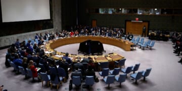 The United Nations Security Council holds an emergency meeting on Jan. 5, 2026 at UN headquarters in New York.