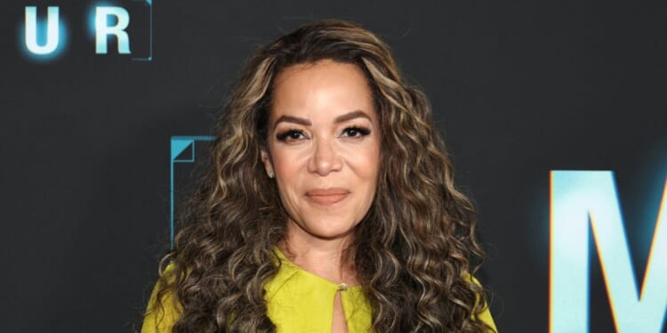 Sunny Hostin attends "The Amateur" world premiere at Jazz at Lincoln Center on April 2, 2025, in New York City.