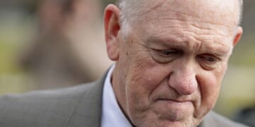 White House Border Czar Tom Homan speaks to reporters outside the White House's West Wing in Washington, DC on Jan. 14, 2026.