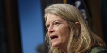 Sen. Lisa Murkowski, a Republican from Alaska, questions witnesses during a hearing held to examine a future without Type 1 Diabetes at the Dirksen Senate Office Building on July 9, 2025, in Washington, D.C.