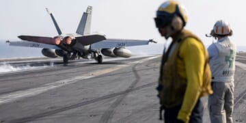 The U.S. military conducts coordinated airstrikes against Islamic State operatives in Somalia on Feb. 1, 2025.