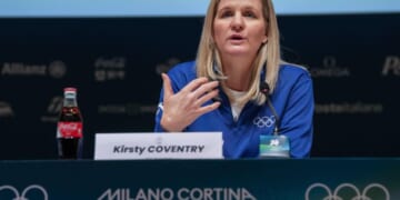 IOC boss Kirsty Coventry calls ICE and Epstein files 'sad' distractions from Olympics