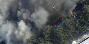 Explosion in New Hampshire sparks a fire at a mental health facility