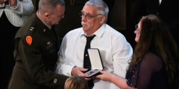 Trump awards Purple Hearts to National Guard members killed, injured in D.C. ambush