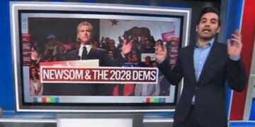 CNN statistician Harry Enten said voter interest in Gavin Newsom has cooled, as evidenced by a drop of 63 percent in Google searches on his name since August.