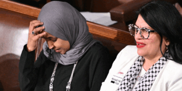 Dems' Sit in Protest After Trump Demands Americans Be Placed Over Illegals