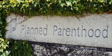A Planned Parenthood sign sits outside a clinic in San Rafael, California, on June 26, 2025.