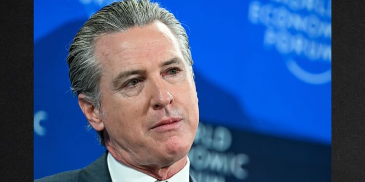 California Gov. Gavin Newsom had an odd reaction to words his mother intended as consolation.