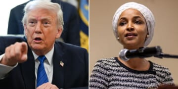 President Donald Trump suggested Rep. Ilhan Omar had some sort of knowledge of or involvement in the many fraud schemes being reported on in Minnesota.