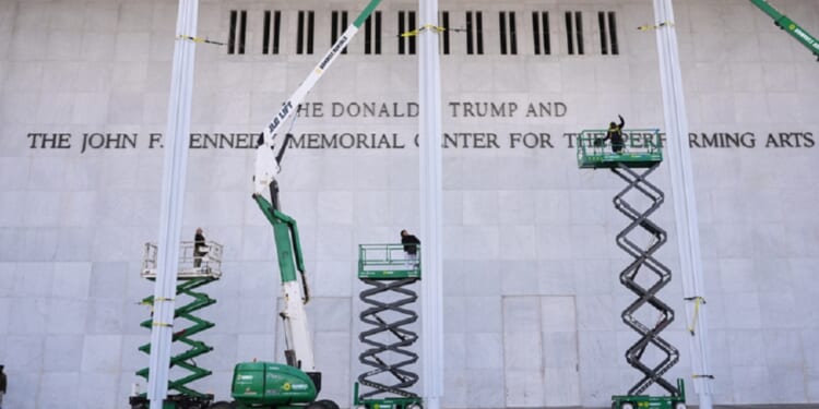The Donald J. Trump and The John F. Kennedy Memorial Center For The Performing Arts is due to close July 4 for a two-year renovation project, President Donald Trump announced Sunday.