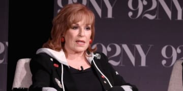 "The View" host Joy Behar speaks on the "Behind the Table" podcast at 92NY in New York City on Oct. 8, 2024.